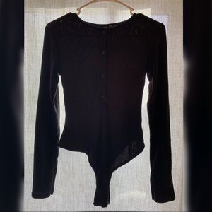 Black button down bodysuit!